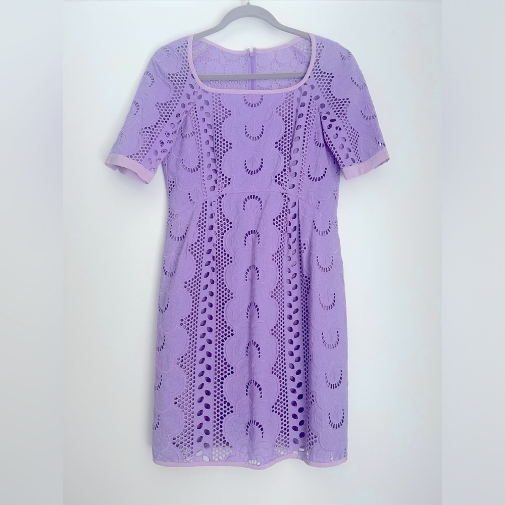 Nanette Lenore Lavender Purple Eyelet Dress